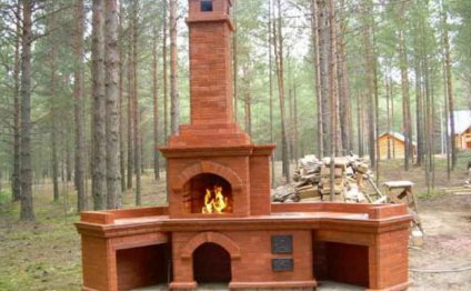 Печной комплекс в беседке