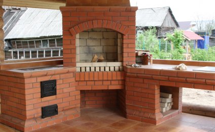 Проект мангала из кирпича