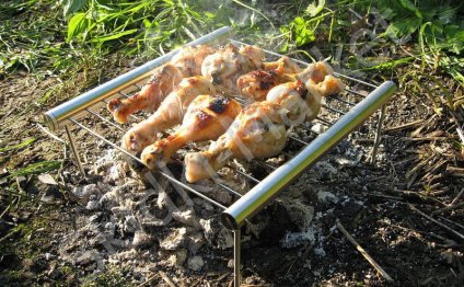 Складной гриль мангал решетка