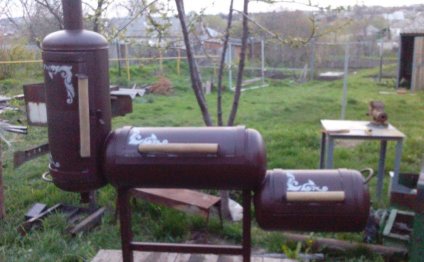 Mangal Of Barbecue From Gas Cylinders