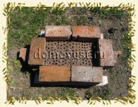 Самодельный мангал из кирпичей за 5 минут